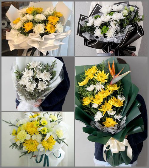 浙江省丽水景宁县秋炉乡白事花束代送